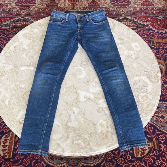 NUDIE Long John Television Blue Jeans - Picture 2 of 13